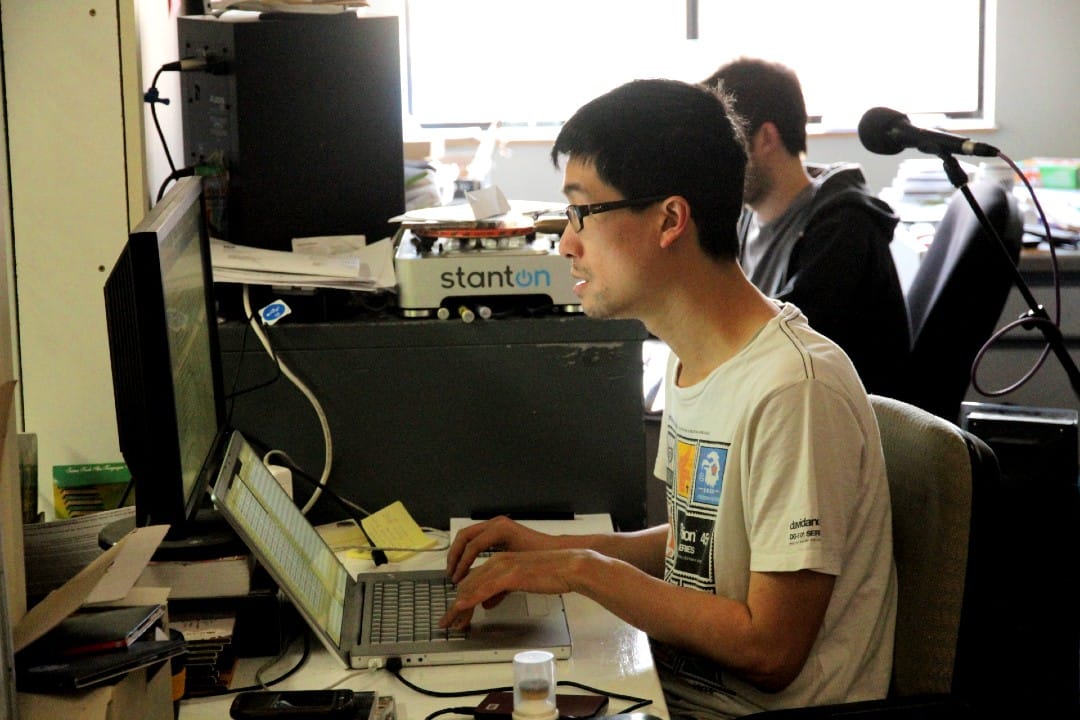 Uncle Ho at his desk.